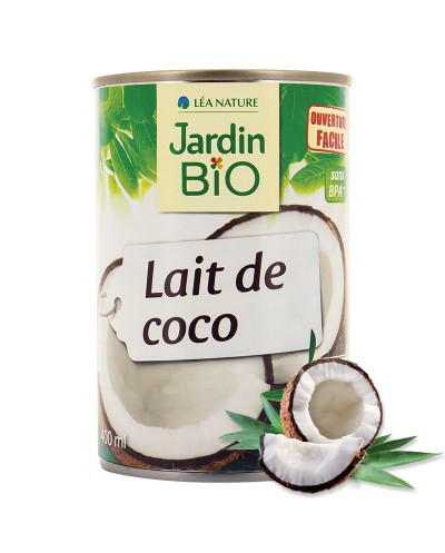 Leche coco JARDIN BIO 400 ml