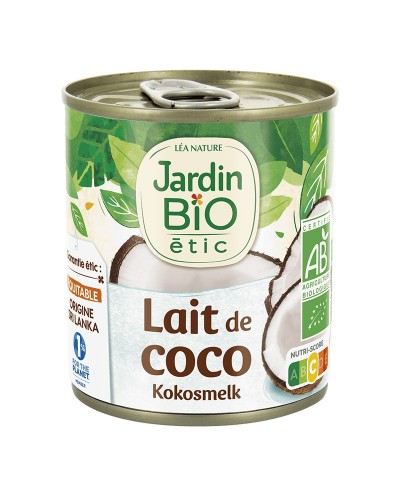 Leche coco JARDIN BIO 225 ml