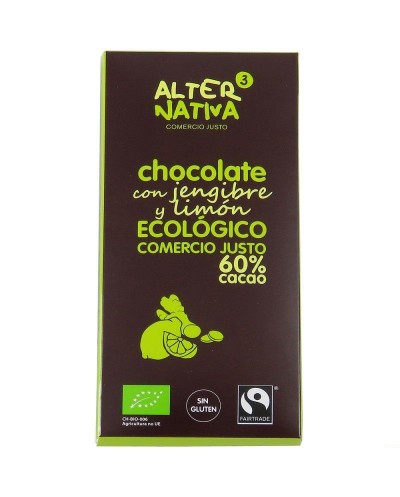 Chocolate 60% jengibre...