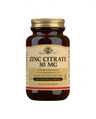 Zinc citrato 30 mg SOLGAR...