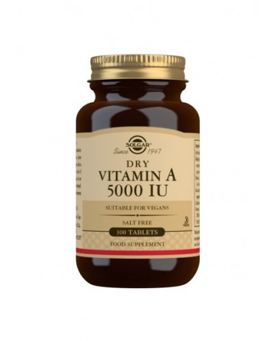 Vitamina A 5000 IU SOLGAR...