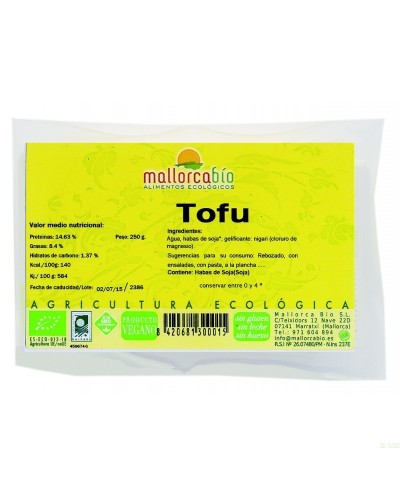 Tofu natural MALLORCA BIO...